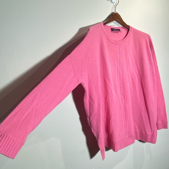 MAGASCHONI*Pink Flowy 100%Cashmere Sweater*Sm.$375 - Picture 5 of 10
